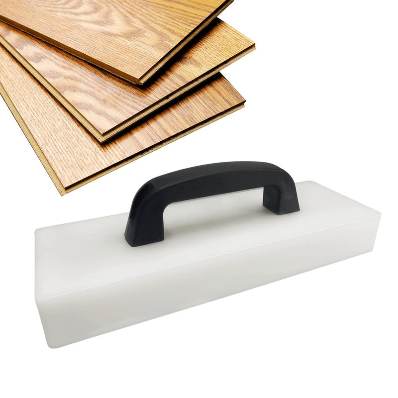 MinliGUY Heavy Duty Flooring Tapping Block - Suitable for Laminate, Vinyl, Hardwood & Engineered Wood - Handle Included, Hammer Free - Image 1
